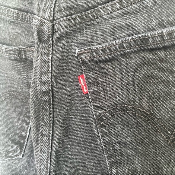 Levi’s Big E Premium Ribcage Crop Flare – High Waisted – Black – Size 25 - Picture 10 of 14